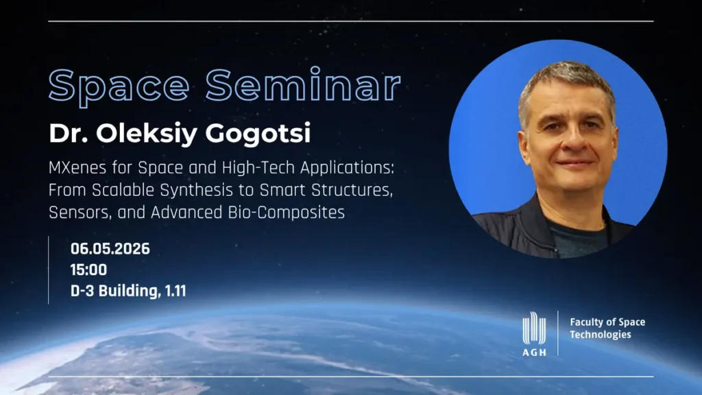 Space Seminar: MXenes for Space and High-Tech Applications: From Scalable Synthesis to Smart Structures, Sensors, and Advanced Bio-Composites